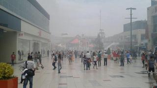 Amago de incendio causó alarma en centro comercial Mega Plaza