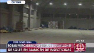 Ladrones se llevaron S/. 2 mllns. en mercadería de almacén