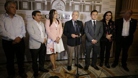 La reunión entre la bancada de APP y el primer ministro César Villanueva duró aproximadamente dos horas. (Foto: PCM)