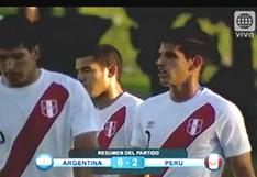Sudamericano Sub 20: El resumen del Perú 2-6 Argentina (VIDEO) 