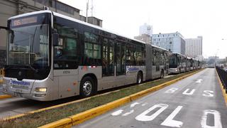 Metropolitano: gobierno subsidiará pasajes del sistema de autobuses y no se paralizará el servicio