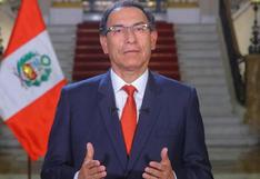 Martín Vizcarra anuncia que pedirá cuestión de confianza al Congreso por referéndum