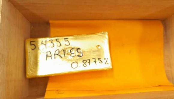 Callao: Incautan una barra de oro valorizada en más de 1 millón de soles. Foto: Ministerio Público Fiscalía de la Nación