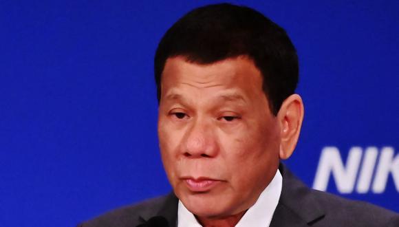 El presidente de Filipinas Rodrigo Duterte. (Foto: CHARLY TRIBALLEAU / AFP).