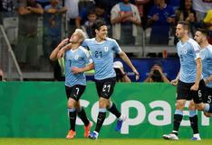 Uruguay goleó 4-0 a Ecuador con goles de Suárez y Cavani por la Copa América
