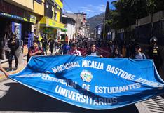 Apurímac: estudiantes marcharon contra casos de corrupción en universidad nacional