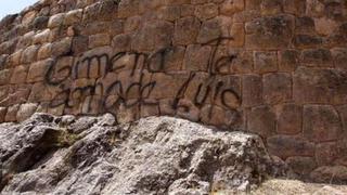 Pintas en muros incas de Cusco: ¿Cómo enfrentar ese vandalismo?