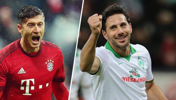 Robert Lewandowski está cerca de arrebatarle a Claudio Pizarro el récord de máximo goleador extranjero de la Bundesliga. El 'Bombardero de los Andes' es optimista al respecto. (Foto: AFP)