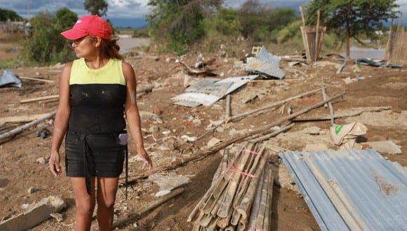 Cientos de personas se ven perjudicadas por el paso del ciclón Yaku (Foto: AFP)