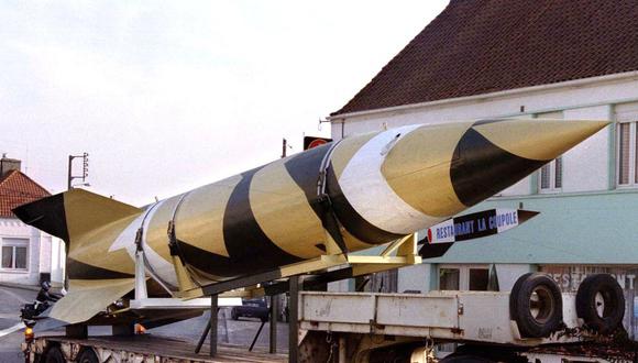 El misil V2, uno de los proyectiles de largo alcance que usaron loa nazis. (Reuters).