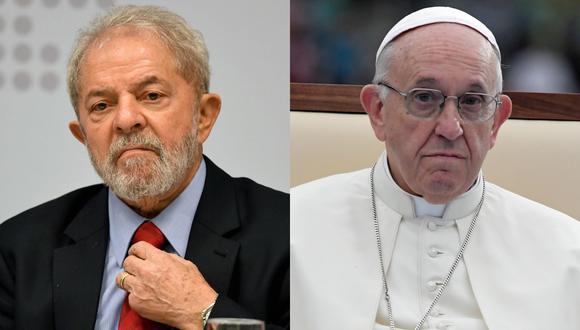 El papa Francisco no hizo referencia a la situación judicial del ex mandatario. (Foto: AFP)