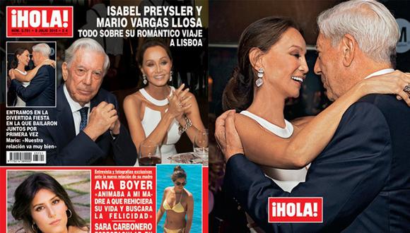 Mario Vargas Llosa viajó a Lisboa con Isabel Preysler