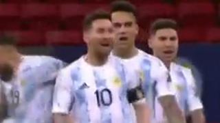 “¡Baila ahora, dale!”: Messi enloqueció con penal fallado por Mina y lo desafió | VIDEO