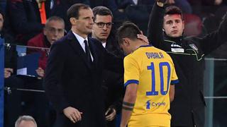 Paulo Dybala sufrió una lesión muscular con Juventus