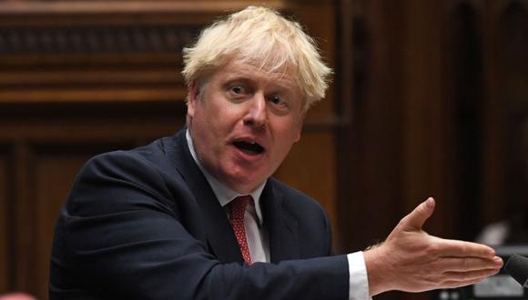 El primer ministro británico Boris Johnson en la Cámara de los Comunes en Londres. (Foto: Archivo/ AFP / UK PARLIAMENT / JESSICA TAYLOR).