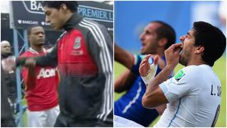 Luis Suárez vs. Giorgio Chiellini, Patrice Evra y Juventus