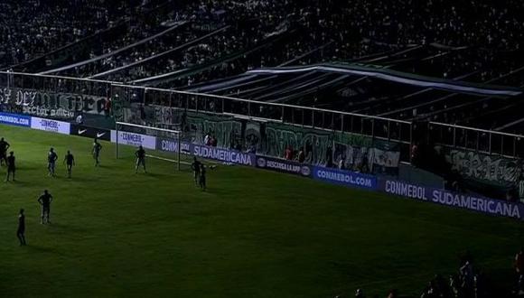 Sudamericana: partido de Deportivo Cali y Luqueño sufrió apagón