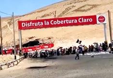Tacna: manifestantes bloquean el ingreso a la ciudad