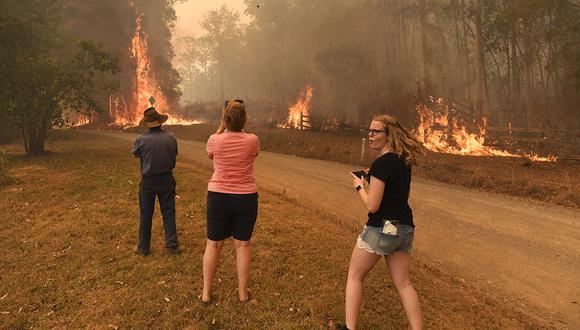 Incendios aquejan varias localidades de Australia. (Foto: AFP)
