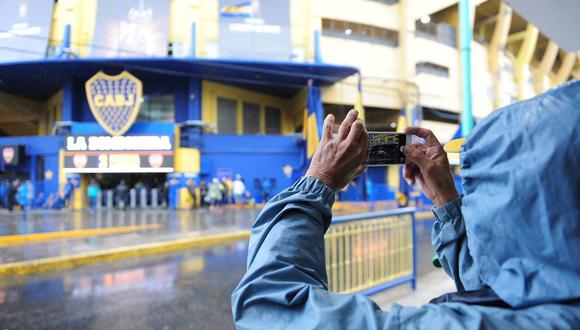 El Boca Juniors vs. River Plate corre peligro debido a un fuerte temporal que azotó Buenos Aires. En un caso se suspenda el partido, ¿cuándo se llevaría a cabo? (Foto: AFP)