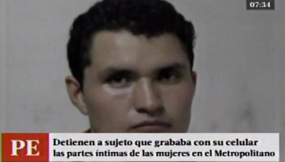 Metropolitano: cae sujeto que grababa partes íntimas de mujeres