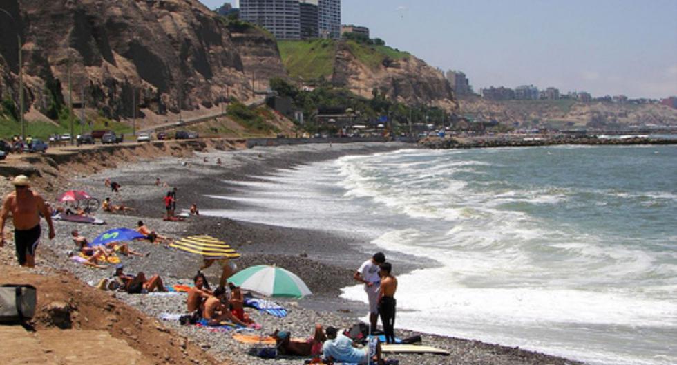 Se planea construir un malecón en la playa La Pampilla en la Costa Verde. (Foto: andina.com.pe)