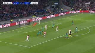 Ajax vs. Tottenham: la gran atajada de Lloris ante un zurdazo de Tadic | VIDEO