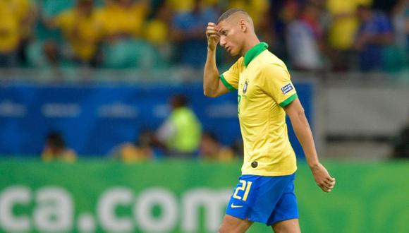 Richarlison es habitual titular en la selección de Brasil. (Foto: AFP)