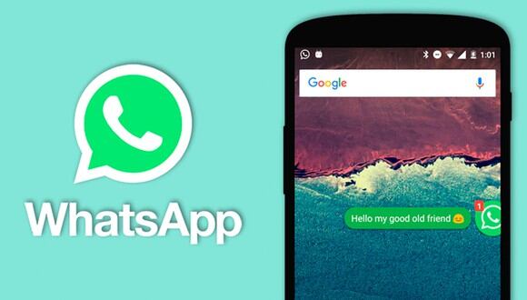 ¿Quieres tener las famosas burbujas de Facebook Messenger, pero en WhatsApp? Con este truco lo lograrás. (Foto: Captura)