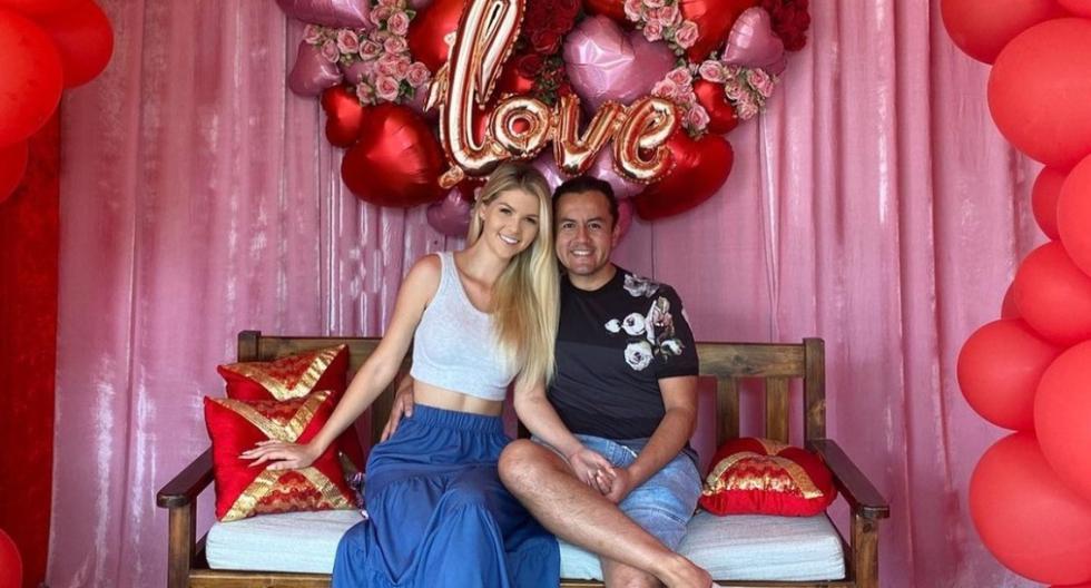 Brunella Horna: Richard Acuña surprende a novia en el día de su cumpleaños Instagram Farándula nndc |  GENTE