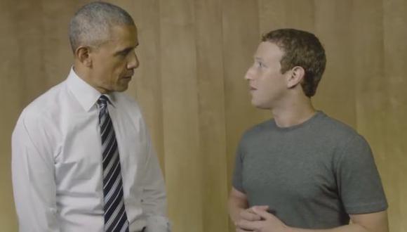 Mark Zuckerberg conversó con Barack Obama en Facebook Live