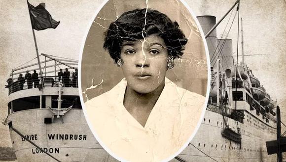 El barco Empire Windrush, que trajo a los migrantes caribeños a Reino Unido, le dio su nombre a toda esa generación, entre quienes estaba Sylvia Calvert, una de las que fue repatriada. (BBC/GETTY IMAGES).