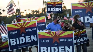 Los republicanos que votaron por Trump en el 2016 ahora pueden darle el triunfo a Biden en la codiciada Arizona