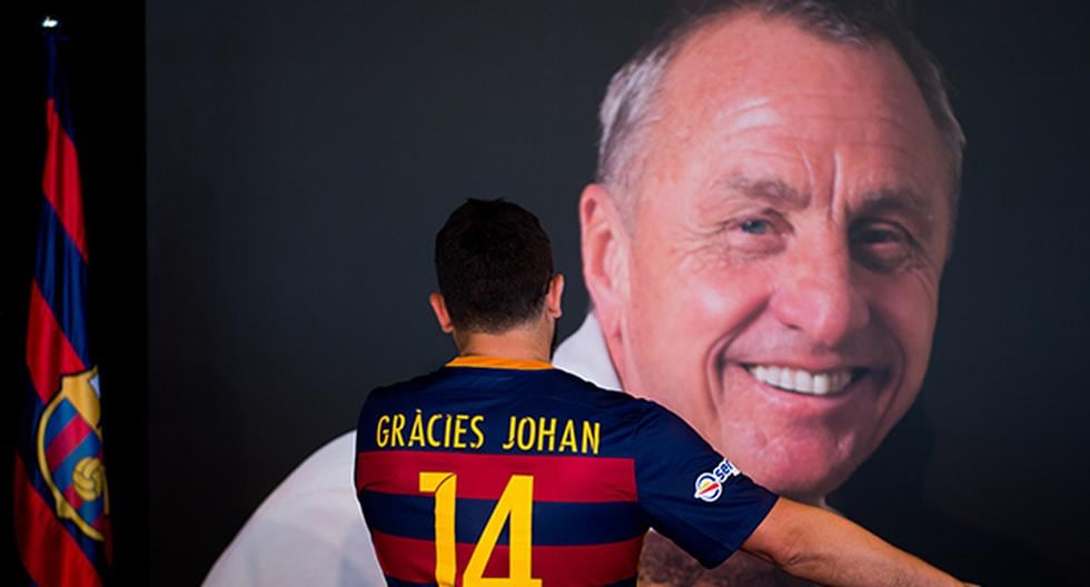 Barcelona quiere realizar un emotivo homenaje para su ídolo Johan Cruyff, quien falleció el pasado jueves, en el próximo Clásico ante Real Madrid (Foto: Getty Images)
