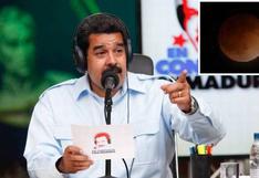 Nicolás Maduro dice que la ‘luna roja’ era “chavista”