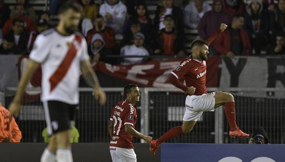 River Plate y Internacional empataron 2-2, en un duelo por la sexta y última fecha del Grupo A de la  Copa Libertadores 2019. (Foto: AFP)