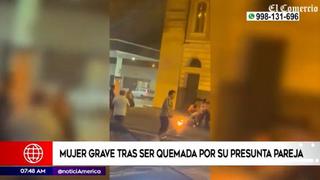 Plaza Dos de Mayo: mujer fue quemada con gasolina por sujeto en plena calle