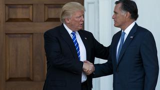 Trump respalda la campaña de Mitt Romney al Senado