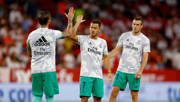 Hazard y Bale quedaron descartados para el derbi entre Real Madrid y Atlético de Madrid. (Foto: REUTERS/Marcelo Del Pozo)
