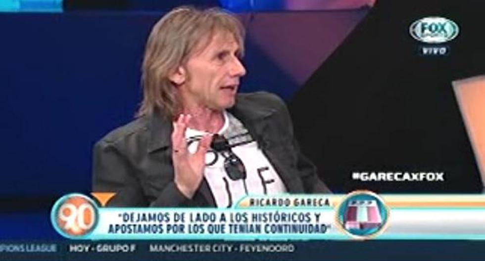 Rocardo Gareca acepta que apartó a los jugadores de \"nombre\" para dar prioridad a los jugadores locales. (Video: Fox Sports - YouTube)