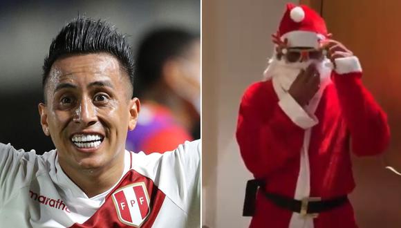 El volante de la selección peruana sorprendió a sus hijos en Navidad.
