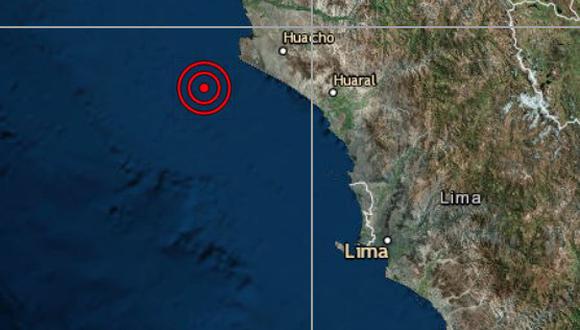 El epicentro de este movimiento telúrico se registró a 41 kilómetros al sur oeste de Huacho, en Huaura (Lima) y a 45 kilómetros de profundidad. (Foto: IGP)
