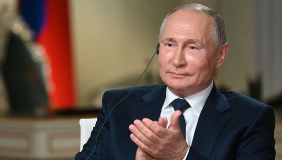 El presidente de Rusia Vladimir Putin. (Maxim Blinov / SPUTNIK / AFP).