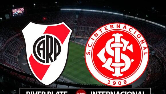 River Plate vs Internacional se enfrentaron en el Estadio Beira-Río de Porto Alegre. (Foto: Composición)