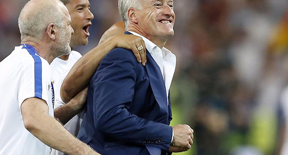 El técnico Didier Deschamps se mostró satisfecho con la clasificación a la final de la Eurocopa (Foto: EFE)