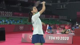 Daniela Macías perdió ante Ongbamrungphan en su debut en bádminton en Tokio 2020