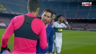 Lionel Messi sorprendió al portero del Elche con noble gesto que se ha convertido en viral en redes sociales | VIDEO
