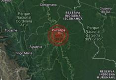 Fuerte sismo de magnitud 5.0 sacudió Ucayali la mañana de este jueves