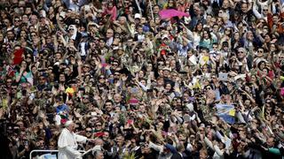 Francisco y el fervor del Domingo de Ramos en el Vaticano