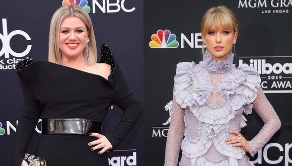 Kelly Clarkson le recomendó a Taylor Swift poner incentivos para que los fans no compren las canciones adquiridas por Scooter Braun. (Foto: Agencia)